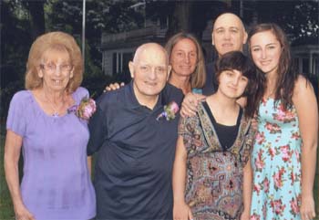 Mrs. Jean Halloran (far left) is pictured in a family photo with her husband, Paul K. Halloran Sr., son Paul K. Halloran and daughter-in-law Julie Halloran, and granddaughters, Martha Halloran and Kathryn Halloran.